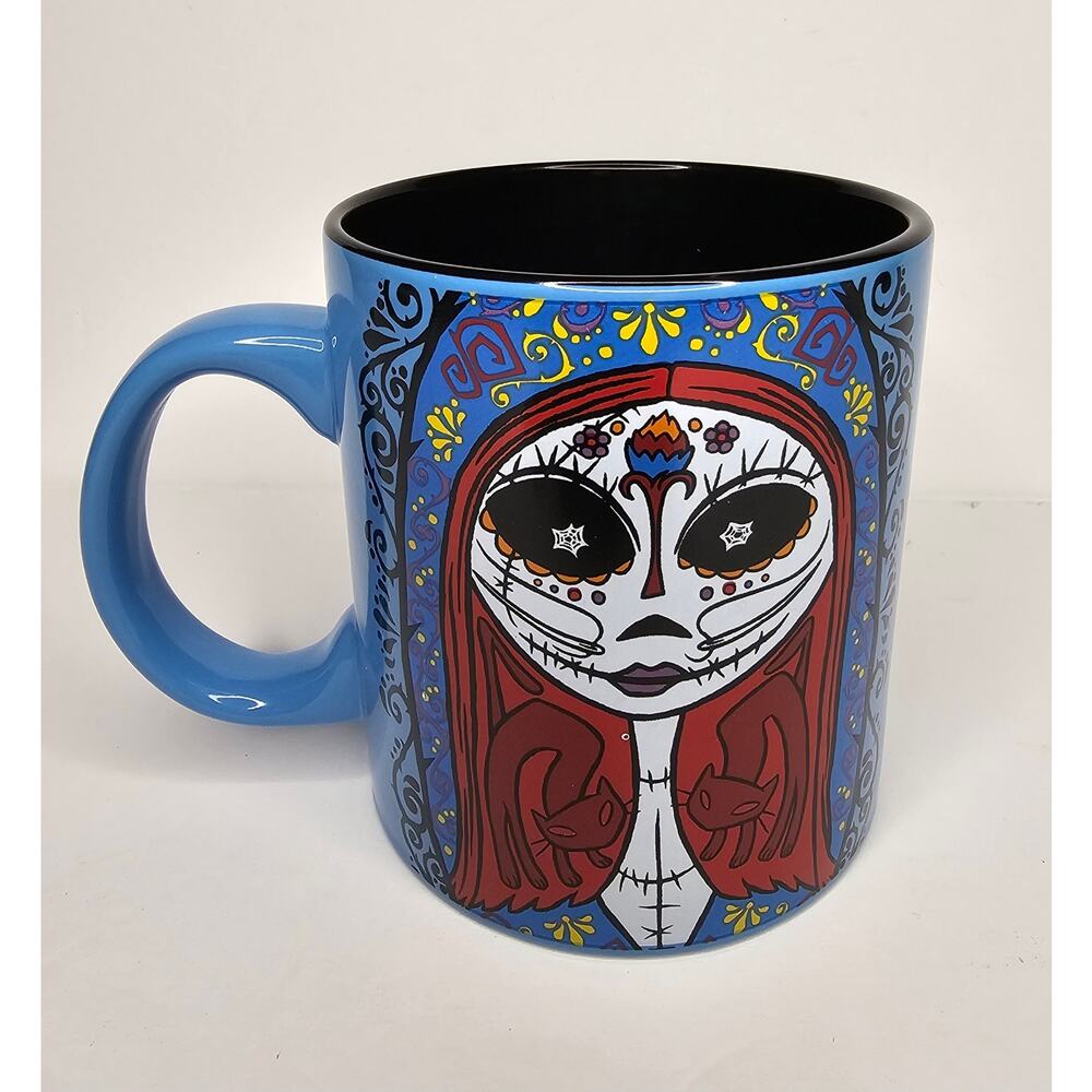 DISNEY The Nightmare Before Christmas Halloween MUG Jack Sally Day of the Dead